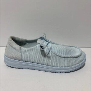 Hey Dude Women’s Wendy Funk Blue Slip-On Shoes, Size 9 M